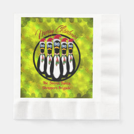 5 Funny Frazzled Santa Penguins Persoonlijk Servet