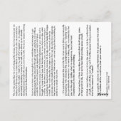 #5 Gebruik van de Zes zintuigen - van het afhankel Briefkaart (Achterkant)