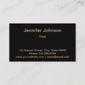 5. Gepersonaliseerde, geometrische veelhoeken Visitekaartje (Achterkant)