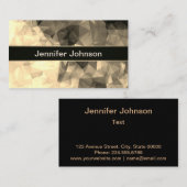 5. Gepersonaliseerde, geometrische veelhoeken Visitekaartje (Voorkant / Achterkant)