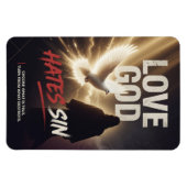 # 5   God liefhebben zonde haten Magneet (Horizontaal)