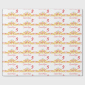 5 Golden Rings Cadeaupapier (Vlak)