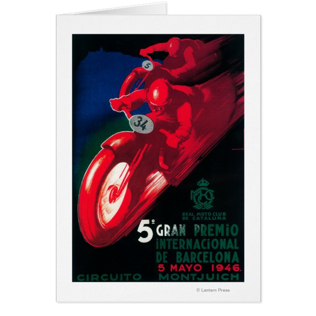 5 Gran Premio Internat l Motorcycle Poster (Voorkant)
