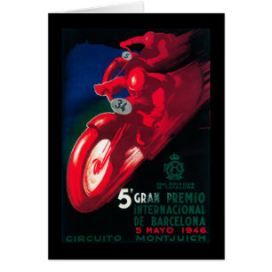 5 Gran Premio Internat l Motorcycle Poster
