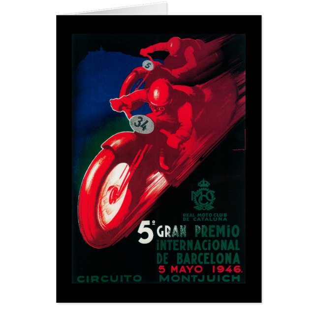 5 Gran Premio Internat l Motorcycle Poster (Voorkant)
