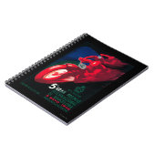 5 Gran Premio Internat l Motorcycle Poster Notitieboek (Linkerzijde)