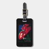 5 Gran Premio Internat'l Motorcycle Poster Bagagelabel (Voorkant verticaal)