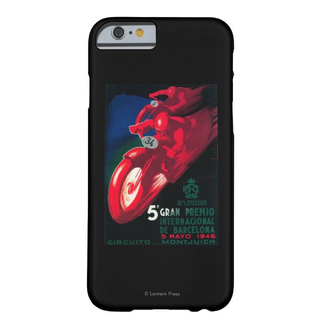 5 Gran Premio Internat'l Motorcycle Poster Case-Mate iPhone Case (Achterkant)