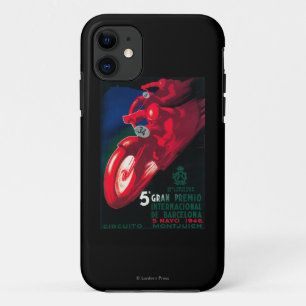 5 Gran Premio Internat'l Motorcycle Poster iPhone 11 Hoesje