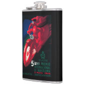 5 Gran Premio Internat'l Motorcycle Poster Heupfles (Links)