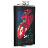 5 Gran Premio Internat'l Motorcycle Poster Heupfles (Rechts)