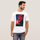 5 Gran Premio Internat'l Motorcycle Poster T-shirt (Voorkant volledig)