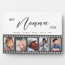5 Grandchildren Reel Photo Collage |Gift for Nonna