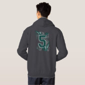 5 Graphic Phil Hoodie (Achterkant volledig)