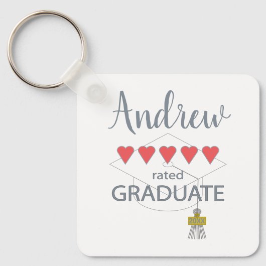 5 Hartbeoordeling Afstuderen Sleutelhanger (Voorkant)
