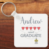 5 Hartbeoordeling Afstuderen Sleutelhanger (Voorkant)