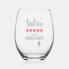 5 Hartbeoordeling Afstuderen Wijnglas Zonder Voet