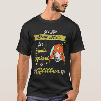 5 Het is geen hondenhaar maar Duitse herder glitte T-shirt