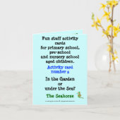 5 Het zeepaardje - Opmerking grootte steekproef ka Kaart (Gele Bloem)