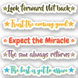 5 Hoop Quotes | Motiverend & Inspirerend Sticker