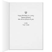 5 HORSE Foto van Birthday Collage Birthday Kaart (Binnen (Rechts))