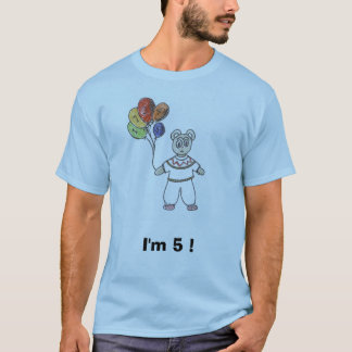 5, ik ben 5! t-shirt