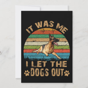 5 Ik was het, ik liet de honden uit Bedankkaart