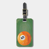 5-inch bagagelabel (Voorkant verticaal)