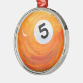 5-inch metalen ornament (Links)