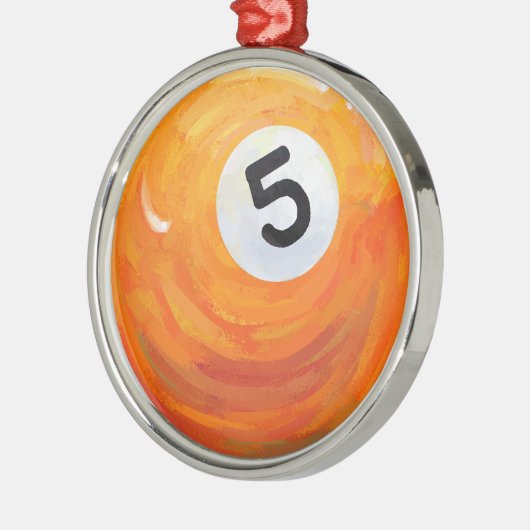 5-inch metalen ornament (Links)