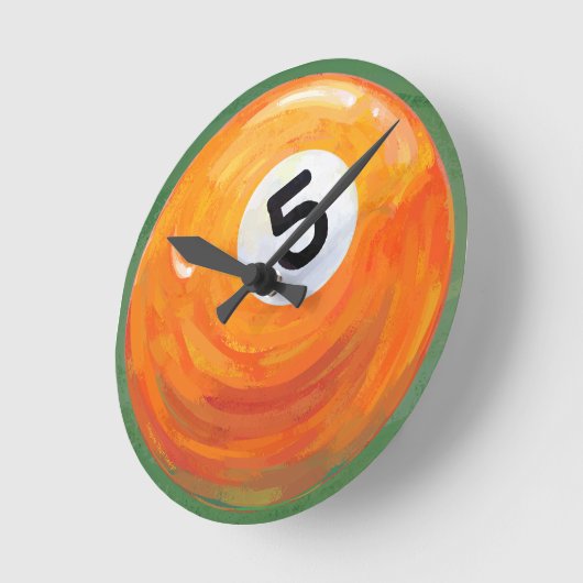 5-inch ronde klok (Hoek)