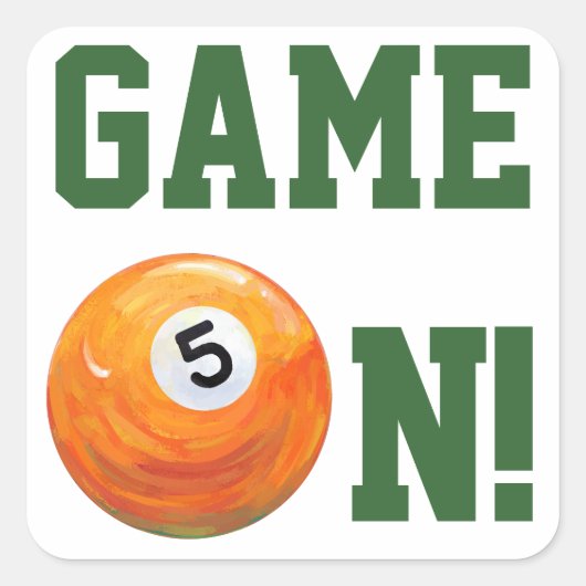 5-inch vierkante sticker (Voorkant)