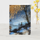 5-inch x7-inch gevouwen kaart | | Creek Reflection (Gele Bloem)