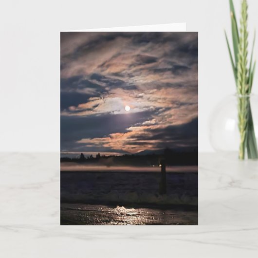 5-inch x7-inch gevouwen kaart || Icy Moonlight Ref (Voorkant)