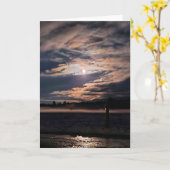 5-inch x7-inch gevouwen kaart || Icy Moonlight Ref (Gele Bloem)