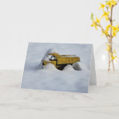 5-inch x7-inch gevouwen kaart | | sneeuwploeg (Gele Bloem)