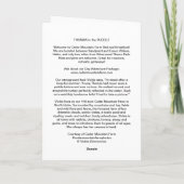 5-inch x7-inch gevouwen kaart || Thomas in de Pudd (Achterkant)