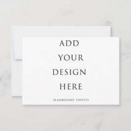 5-inch x 3,5-inch RSVP-kaart/Kaart voor behuizing