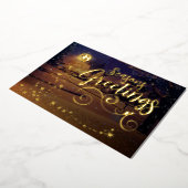 5-inch x 7-inch feestdag Foto Folie uitnodiging (Gedraaid)