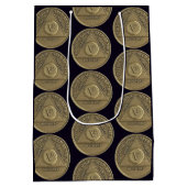 5 Jaar AA Jubileummunt Medium Cadeauzakje (Achterkant)