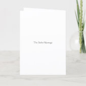 5 Jaar AA Jubileummunt Vlinders Bloemen Kaart (Achterkant)