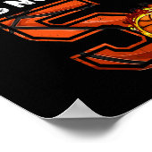 5 jaar Basketball Player 5 jaar Poster (Hoek)