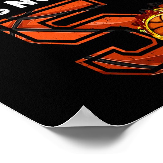 5 jaar Basketball Player 5 jaar Poster (Hoek)