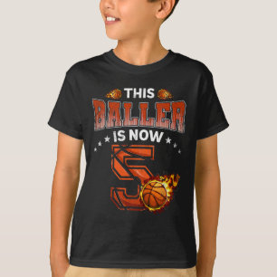 5 jaar Basketball Player 5 jaar T-shirt