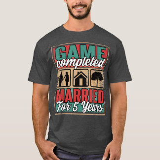 5 Jaar Getrouwd I 5e Huwelijk T-shirt