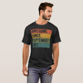 5 jaar Geweldige sinds september 2017 5 jaar T-shirt (Voorkant volledig)