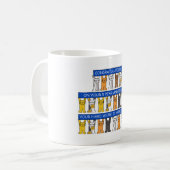 5 jaar Jubileum gefeliciteerd katten Koffiemok (Voorkant links)