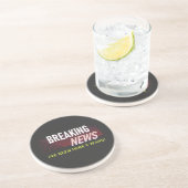 5 jaar Jubileum van het werk 5e waardering werknem Zandsteen Onderzetter (Zijkant)