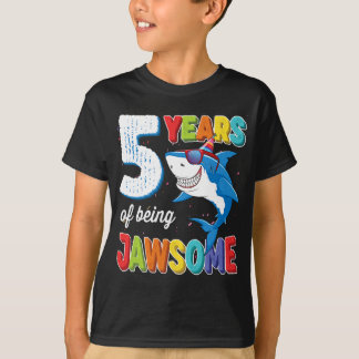 5 jaar Kinder jongens JawSommige haaien 5 jaar T-shirt