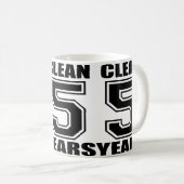 5 jaar koffie Mok Gift Charles Meade (Voorkant rechts)